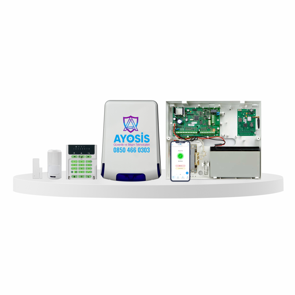 Teletek Eclipse 8 Plus Kablosuz GPRS Modüllü Set