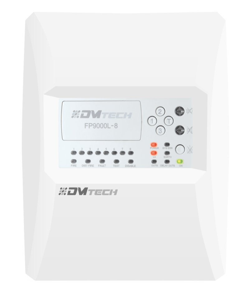 Dmtech  FP9000L-8 Bölge Konvansiyonel Yangın Alarm Paneli
