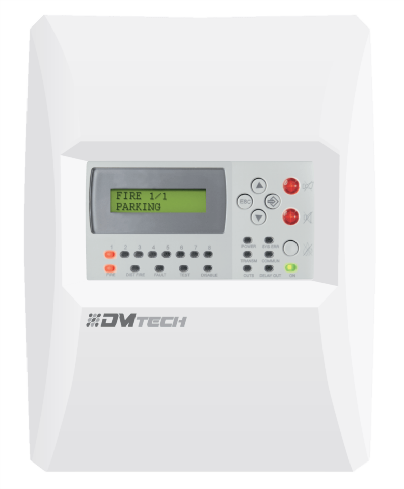 Dmtech FP9000-4 Bölge Konvansiyonel Yangın Alarm Paneli