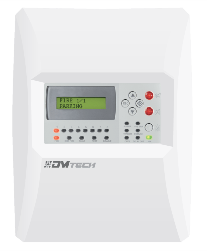 Dmtech FP9000-4 Bölge Konvansiyonel Yangın Alarm Paneli